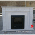 marble stone carved fireplace